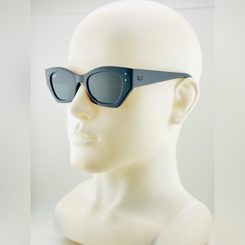 Ray-Ban Zena Bio Based Sunglasses RB4430 Polished black Frame Dark Gray Lenses - Picture 5 of 16